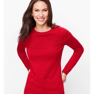 Talbots Diamond Cable Sweater